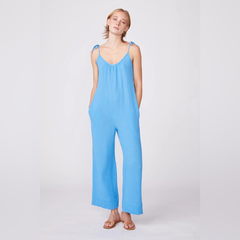 Stateside Gauze Tie Shoulder‎ Jumpsuit